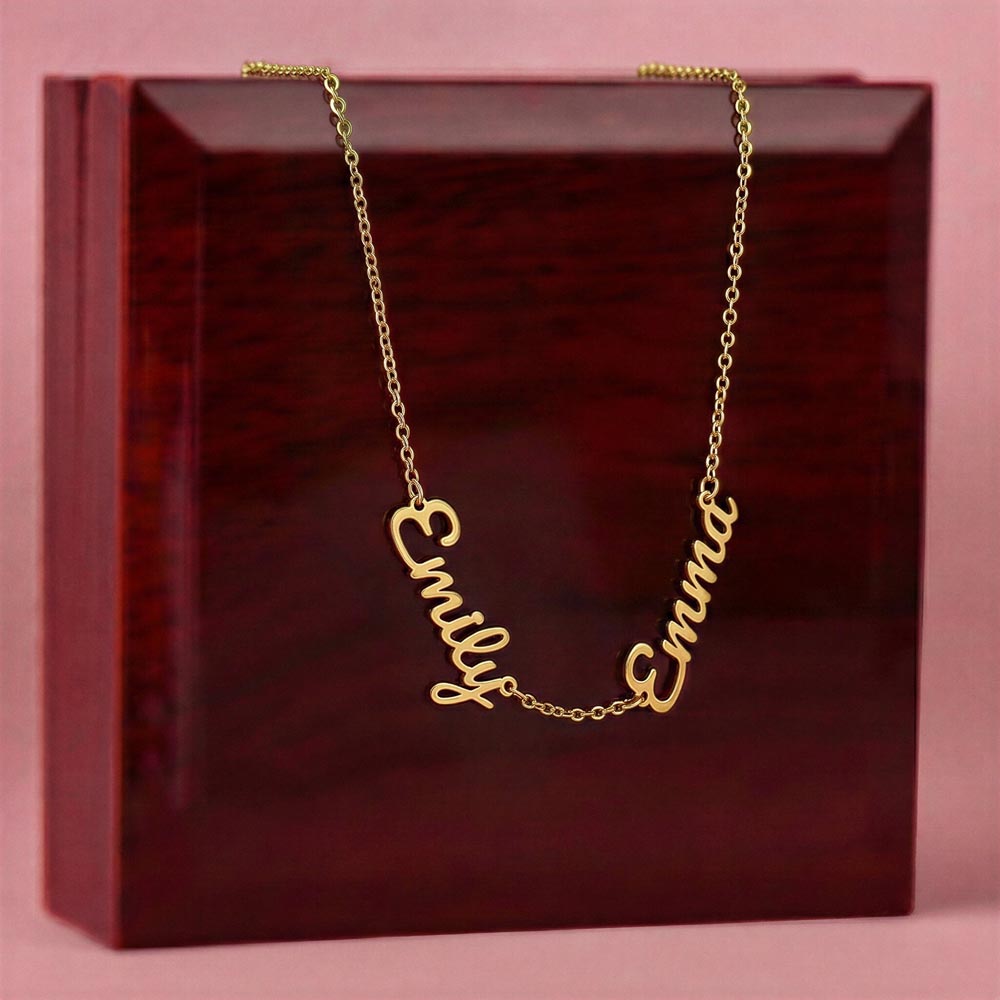 Our Names, Her Story – Multiple Name Necklace