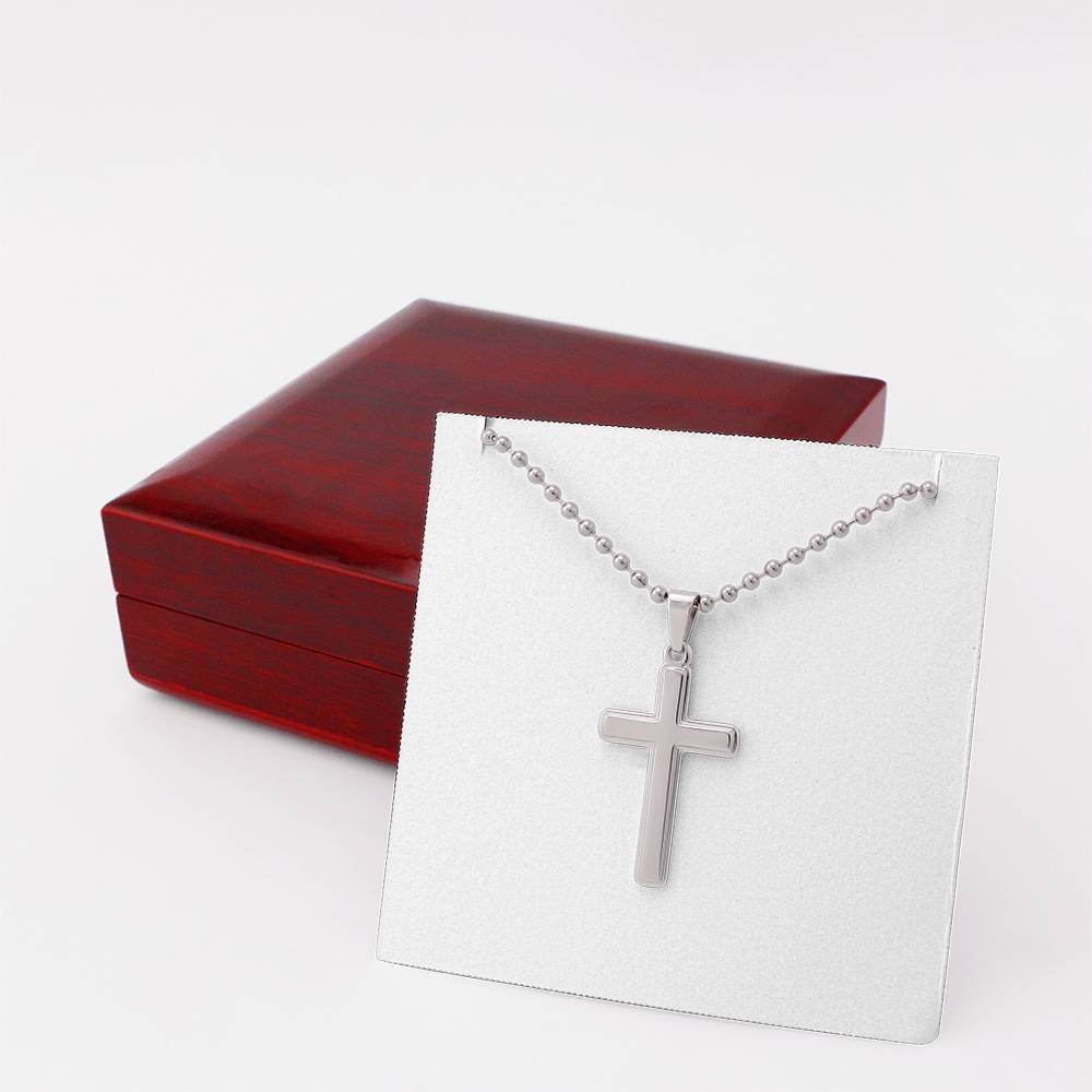 Faith Close to Her Heart – Personalized Cross Necklace