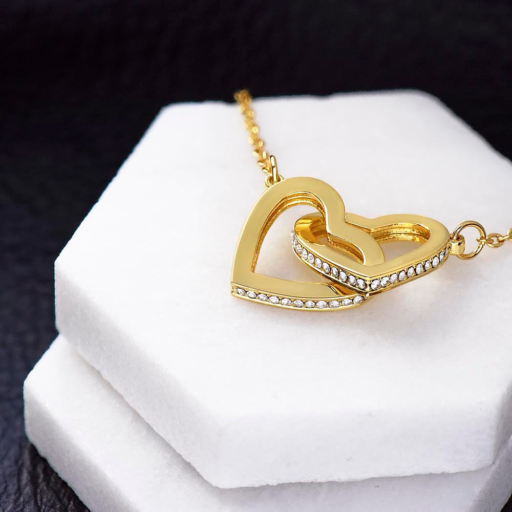 Heart to Heart Forever – Personalized Interlocking Hearts Necklace