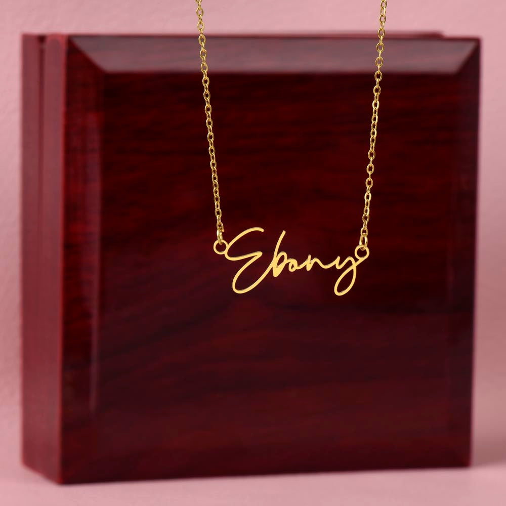 Her Name, Her Way – Signature Style Name Necklace