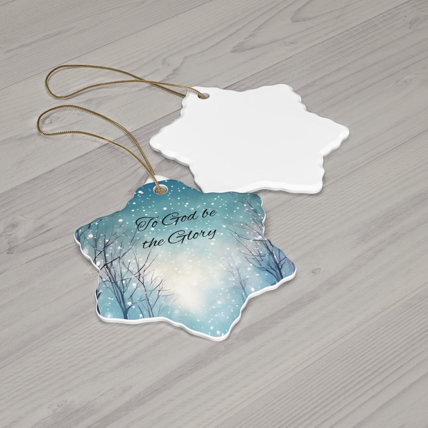 Ceramic Christmas Ornament Set, Beautiful Star Decoration for Holiday Gifting, Religious and Spiritual Home Decor, Meaningful Keepsake