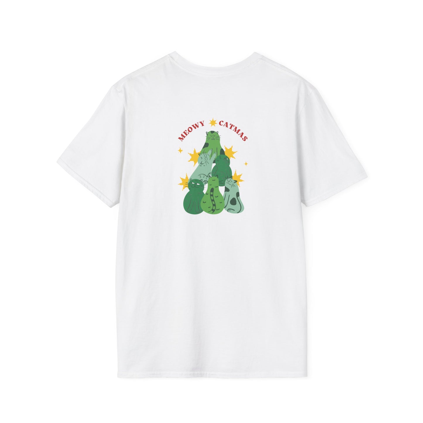 Christmas Cat    Unisex Softstyle T-Shirt