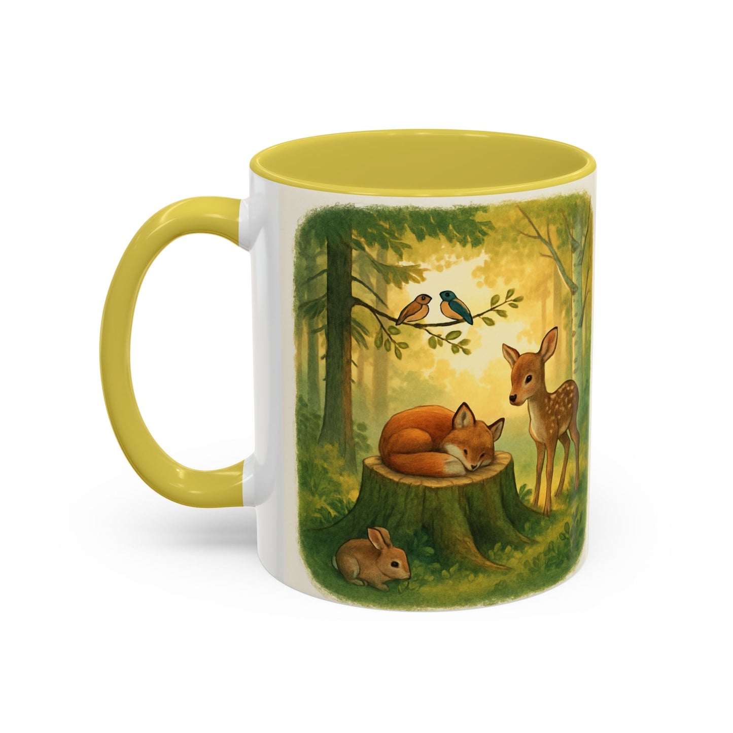 Inspirational Deer Mug — "Lord, let there be peace and let it begin with me"