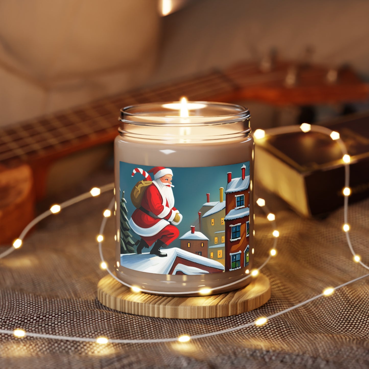 Santa Candle.