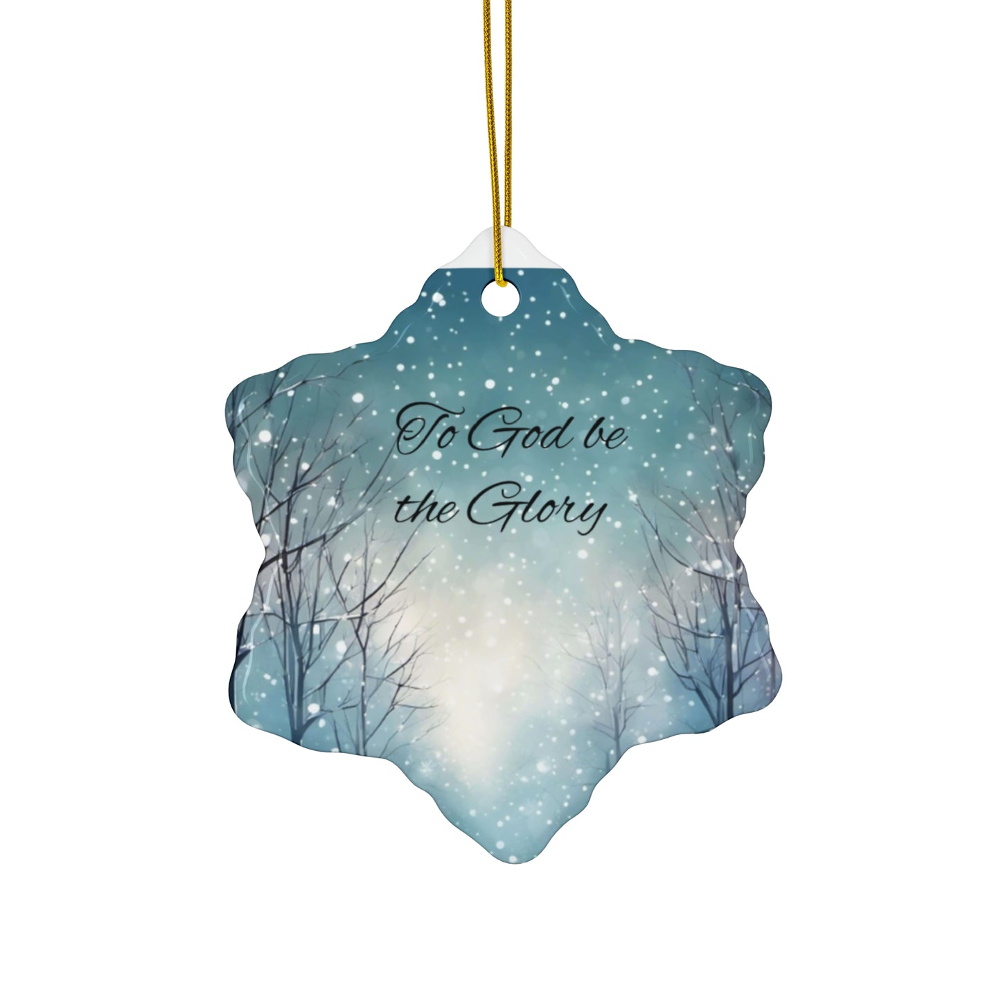 Ceramic Christmas Ornament Set, Beautiful Star Decoration for Holiday Gifting, Religious and Spiritual Home Decor, Meaningful Keepsake
