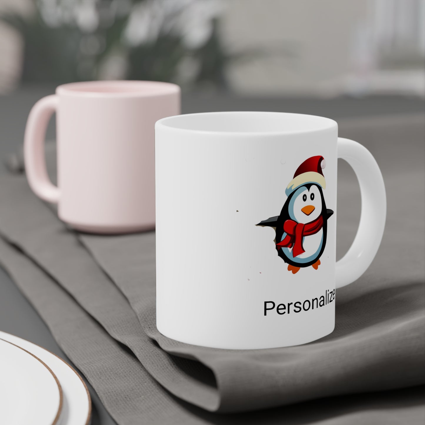 Personalized Happy Penquin Ceramic Mugs (11oz\15oz\20oz)
