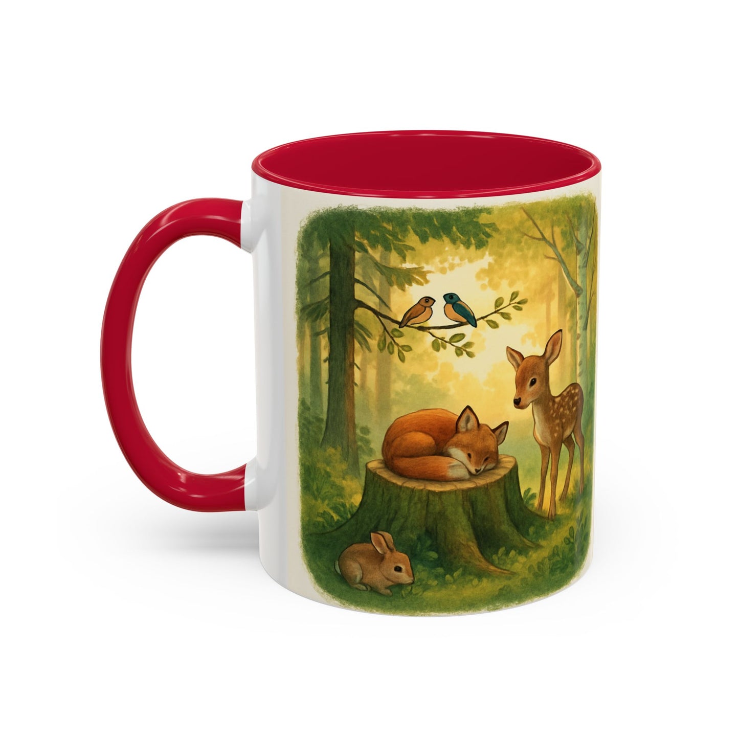 Inspirational Deer Mug — "Lord, let there be peace and let it begin with me"