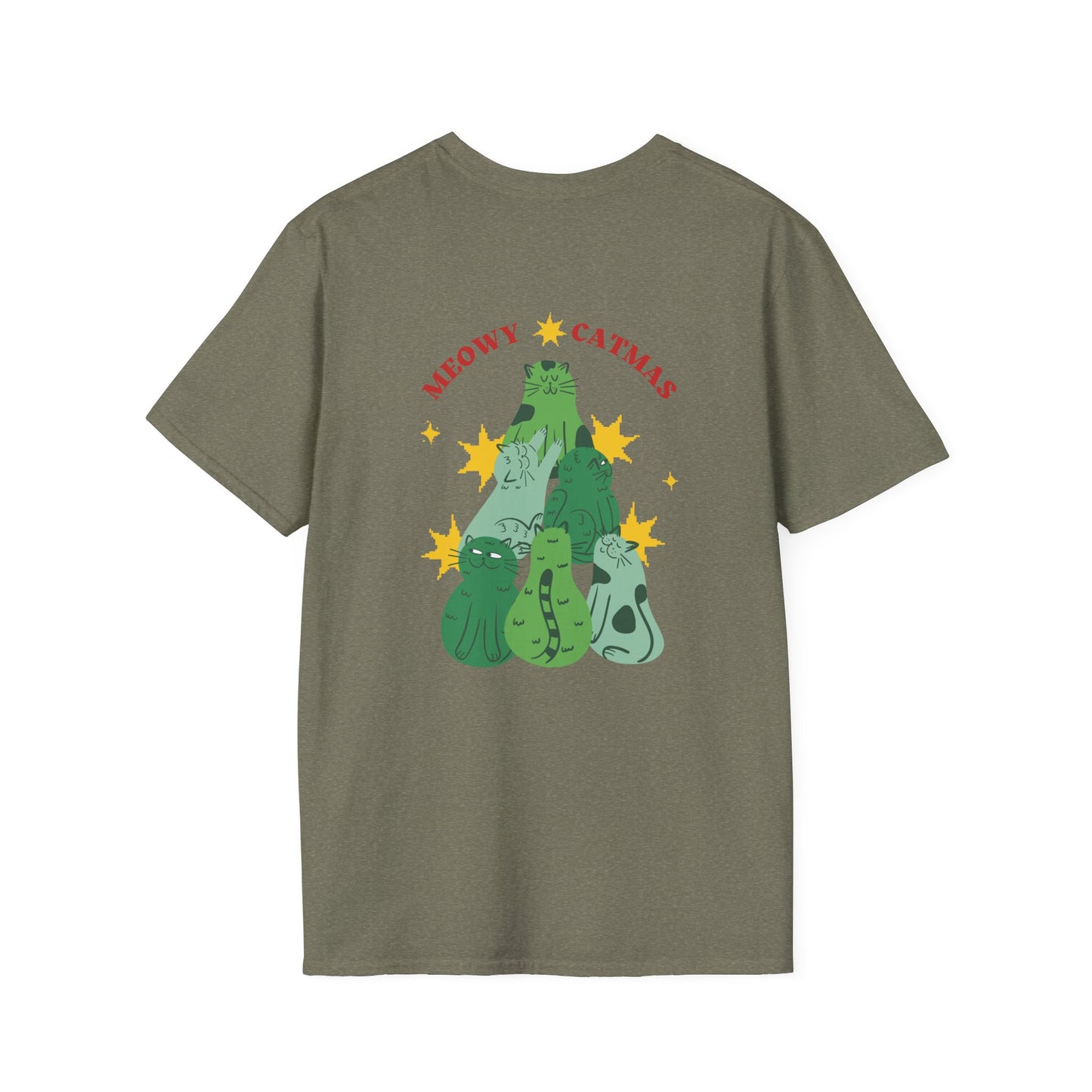 Christmas Cat    Unisex Softstyle T-Shirt