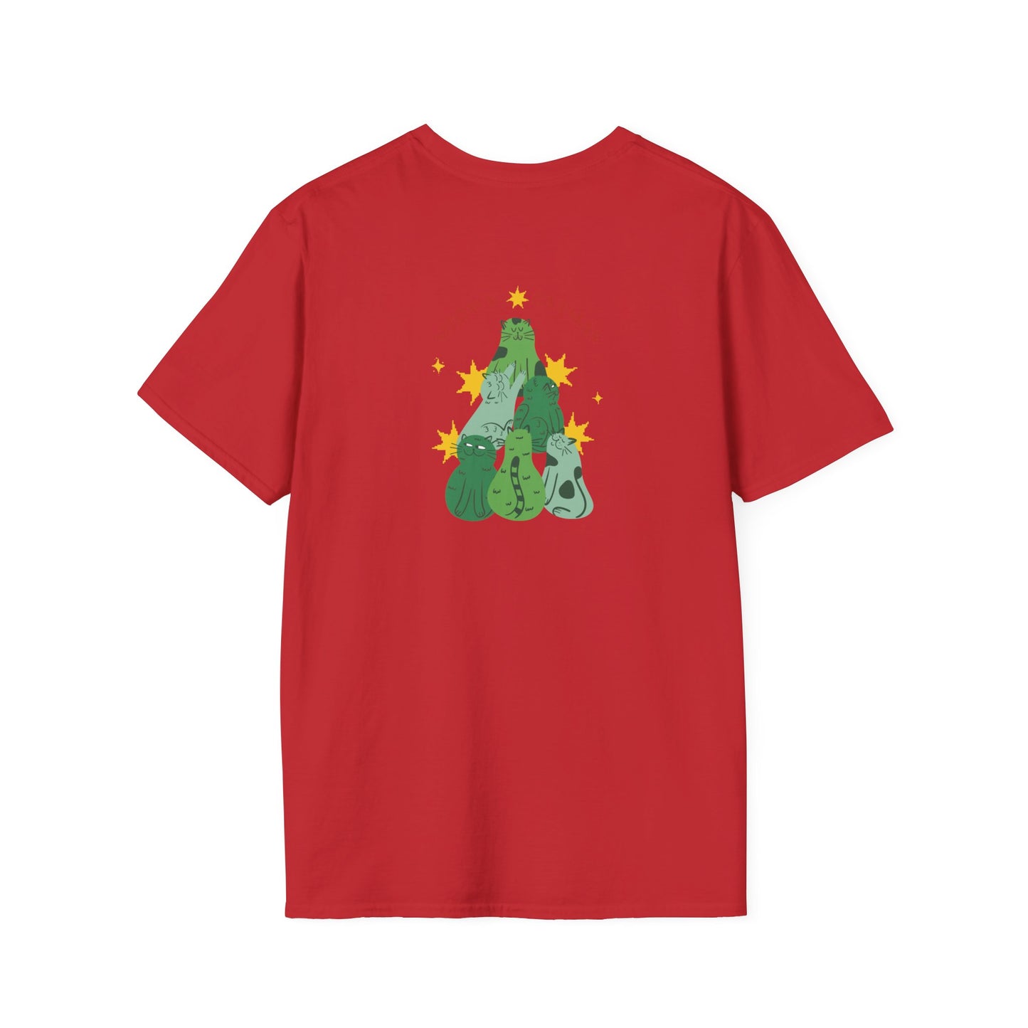 Christmas Cat    Unisex Softstyle T-Shirt