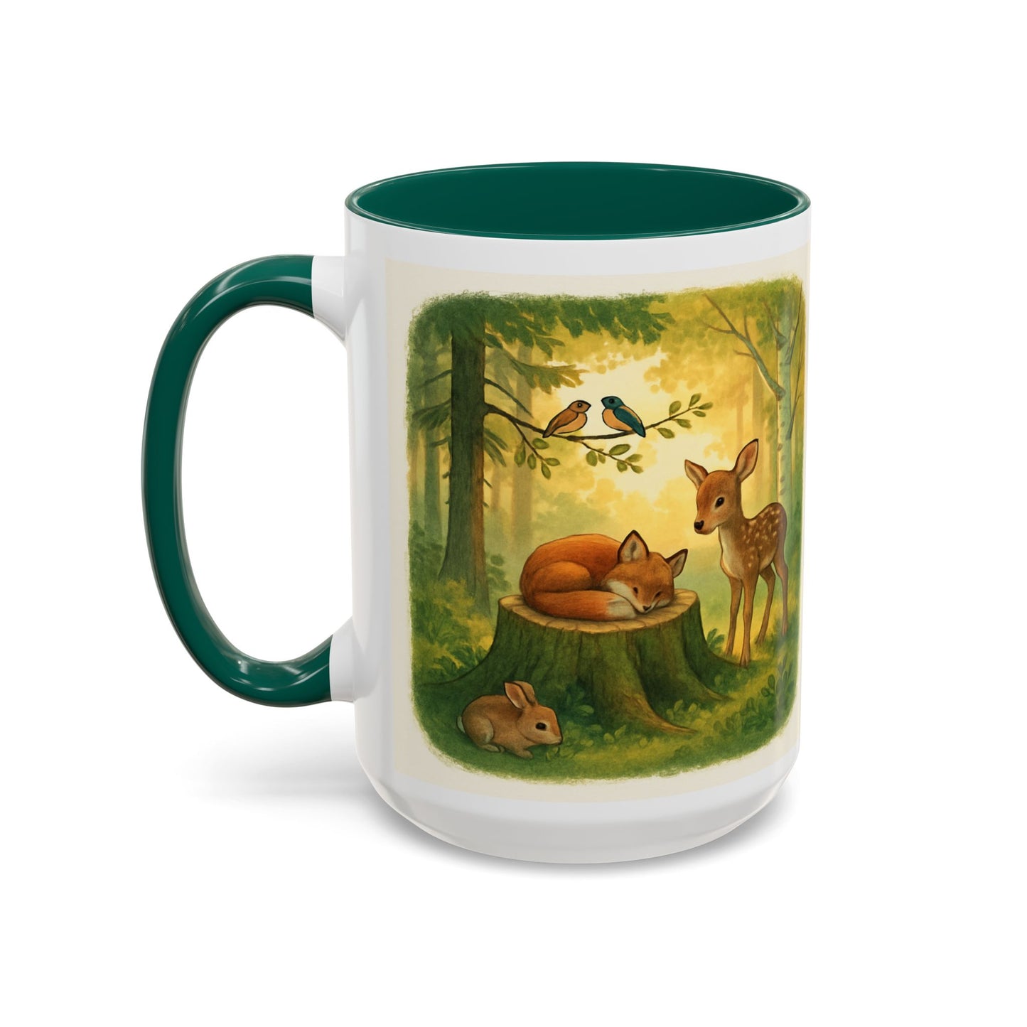 Inspirational Deer Mug — "Lord, let there be peace and let it begin with me"
