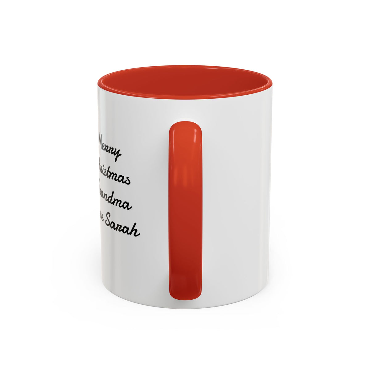 Let It Snow Personalizable Christmas Mug - Snowman & Cardinal