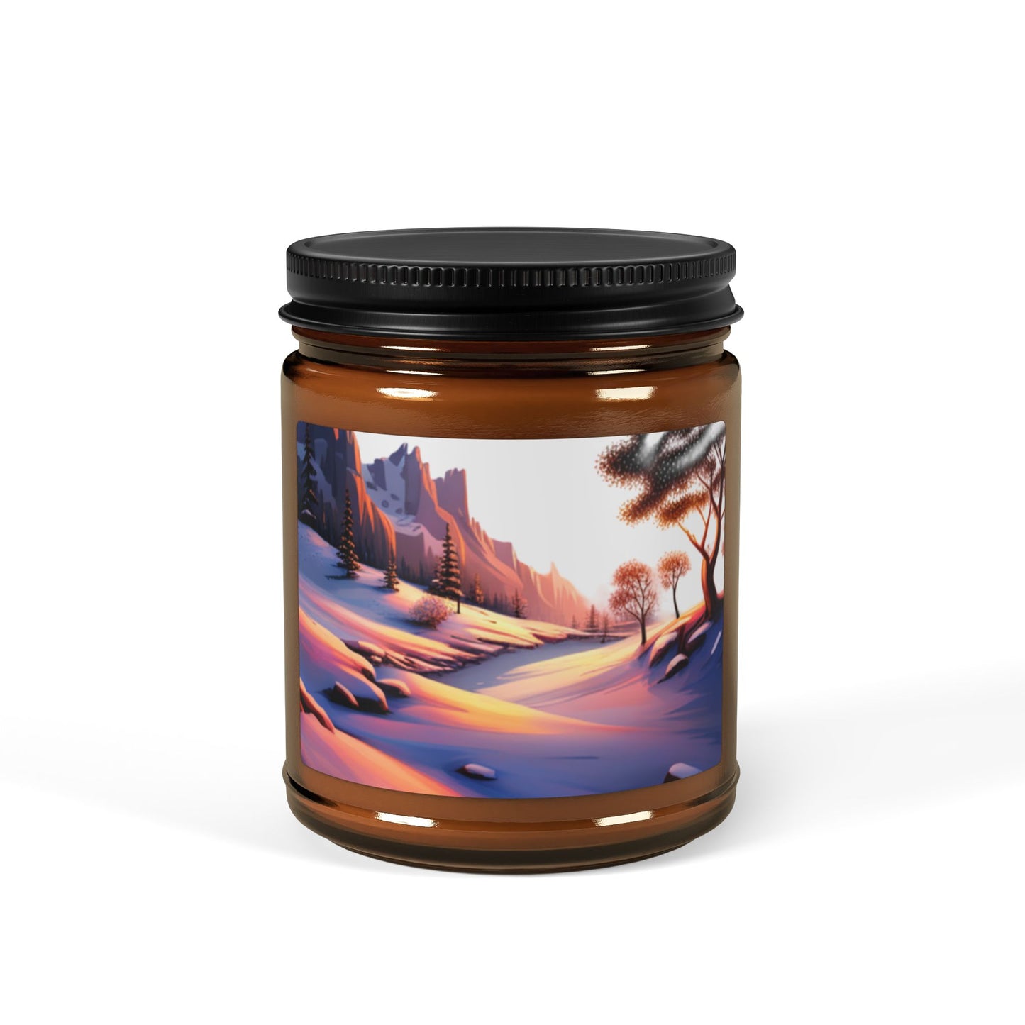 Personalize Serene Sunset Scented Soy Candle - Relaxing Aromas for Home Decor, Gifts for Her, Self-Care Items, Cozy Nights, Eco-Friendly