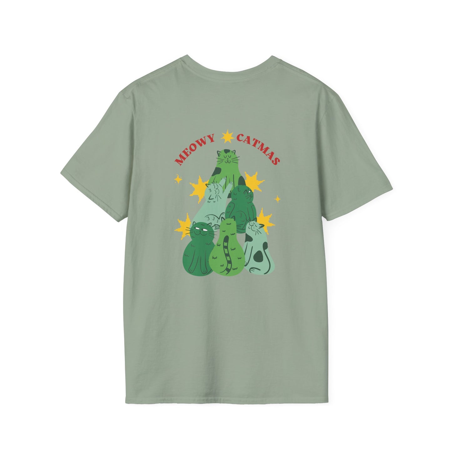Meow Christmas - Unisex Softstyle T-Shirt