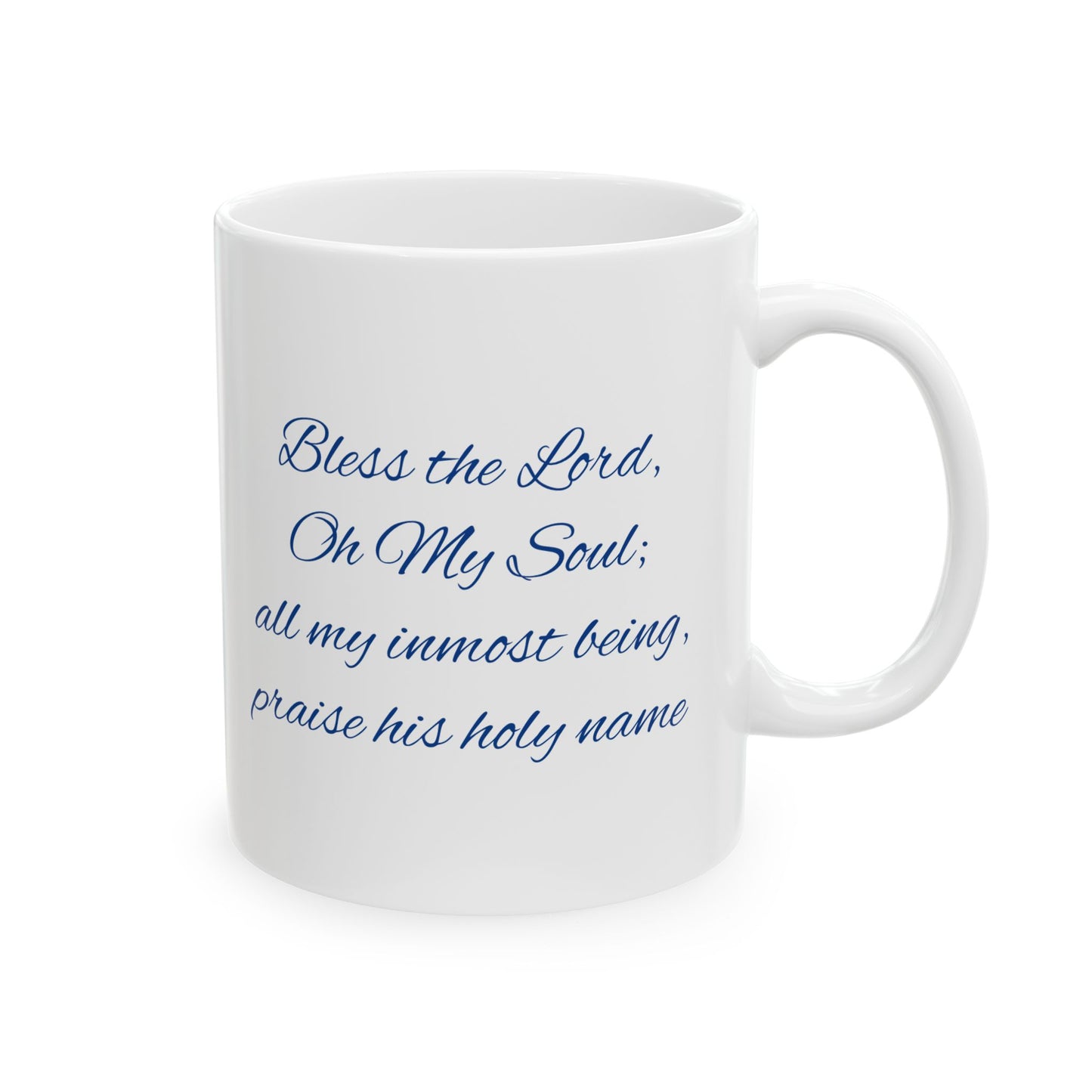 Mug of Blessings. Enjoy praising the Lord while enjoying your favorite beverage.  Great gift for a friend or gifting yourself
