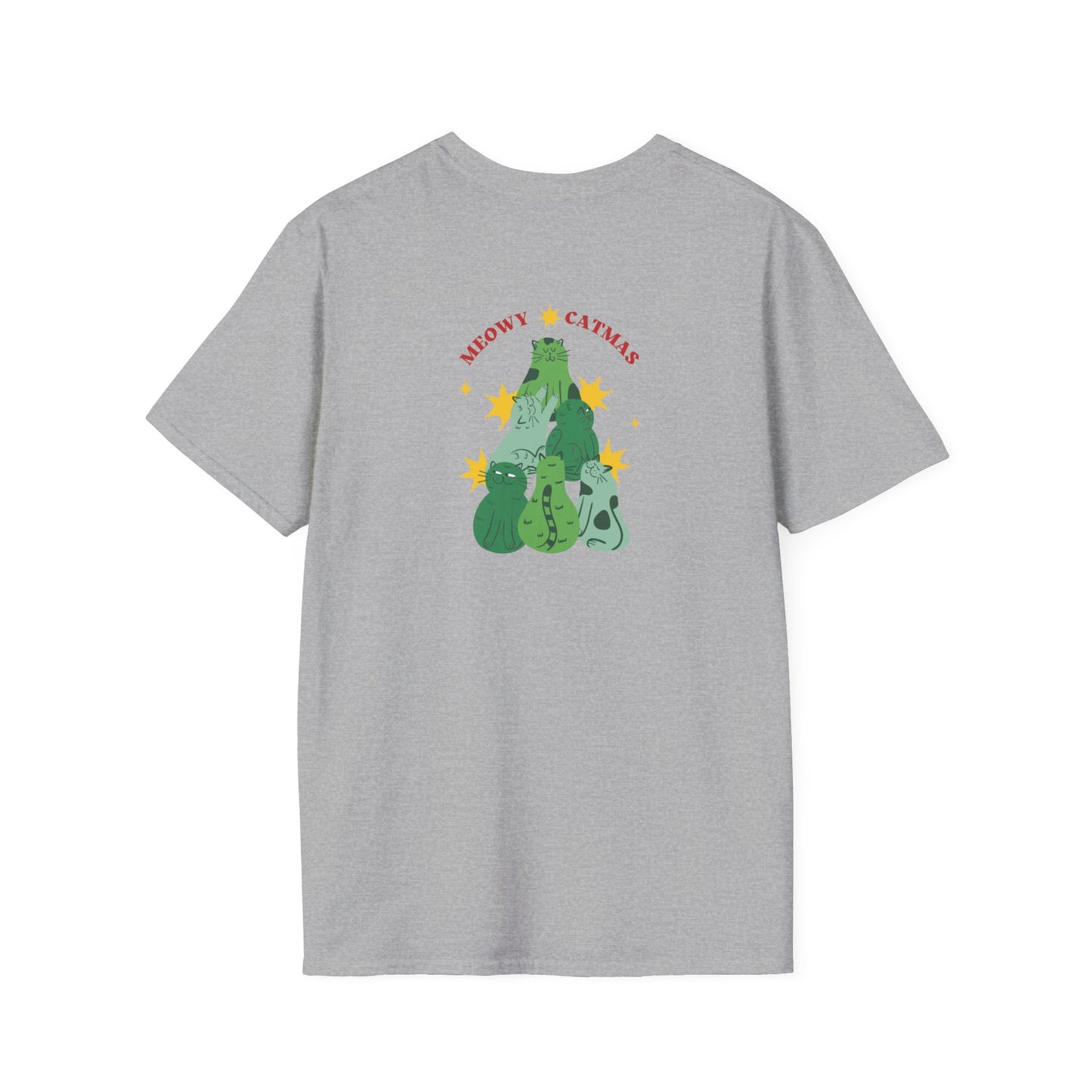 Christmas Cat    Unisex Softstyle T-Shirt