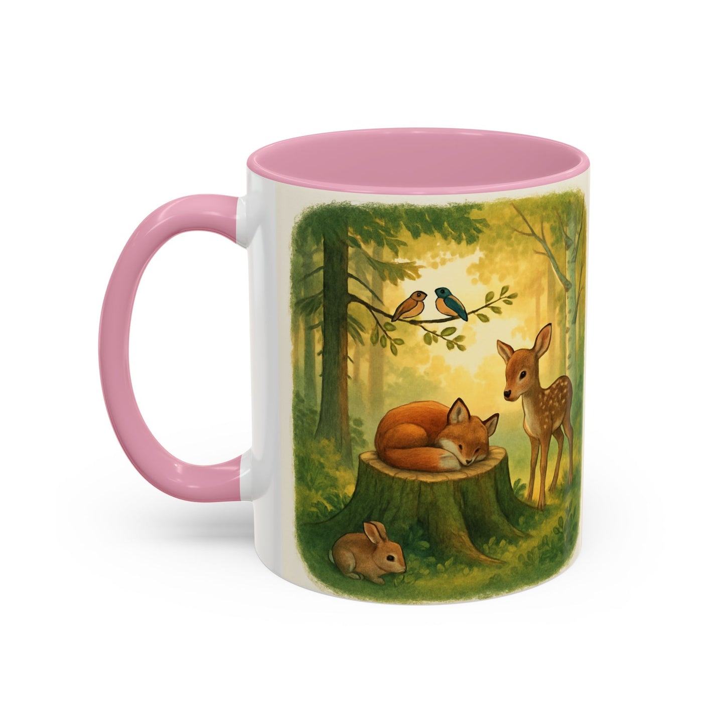 Inspirational Deer Mug — "Lord, let there be peace and let it begin with me"