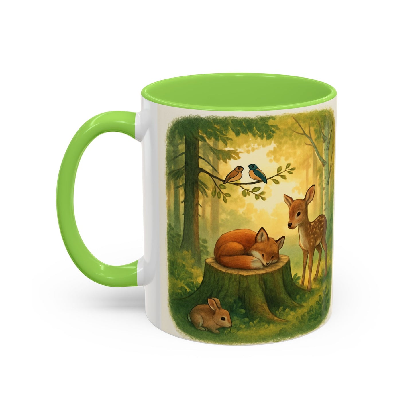 Inspirational Deer Mug — "Lord, let there be peace and let it begin with me"