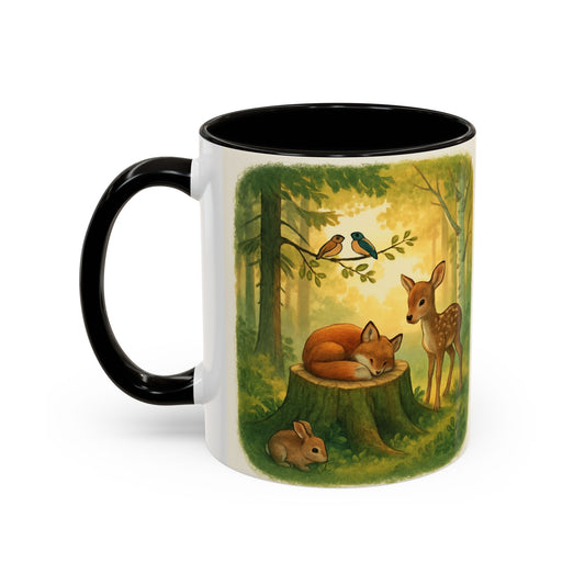 Inspirational Deer Mug — "Lord, let there be peace and let it begin with me"