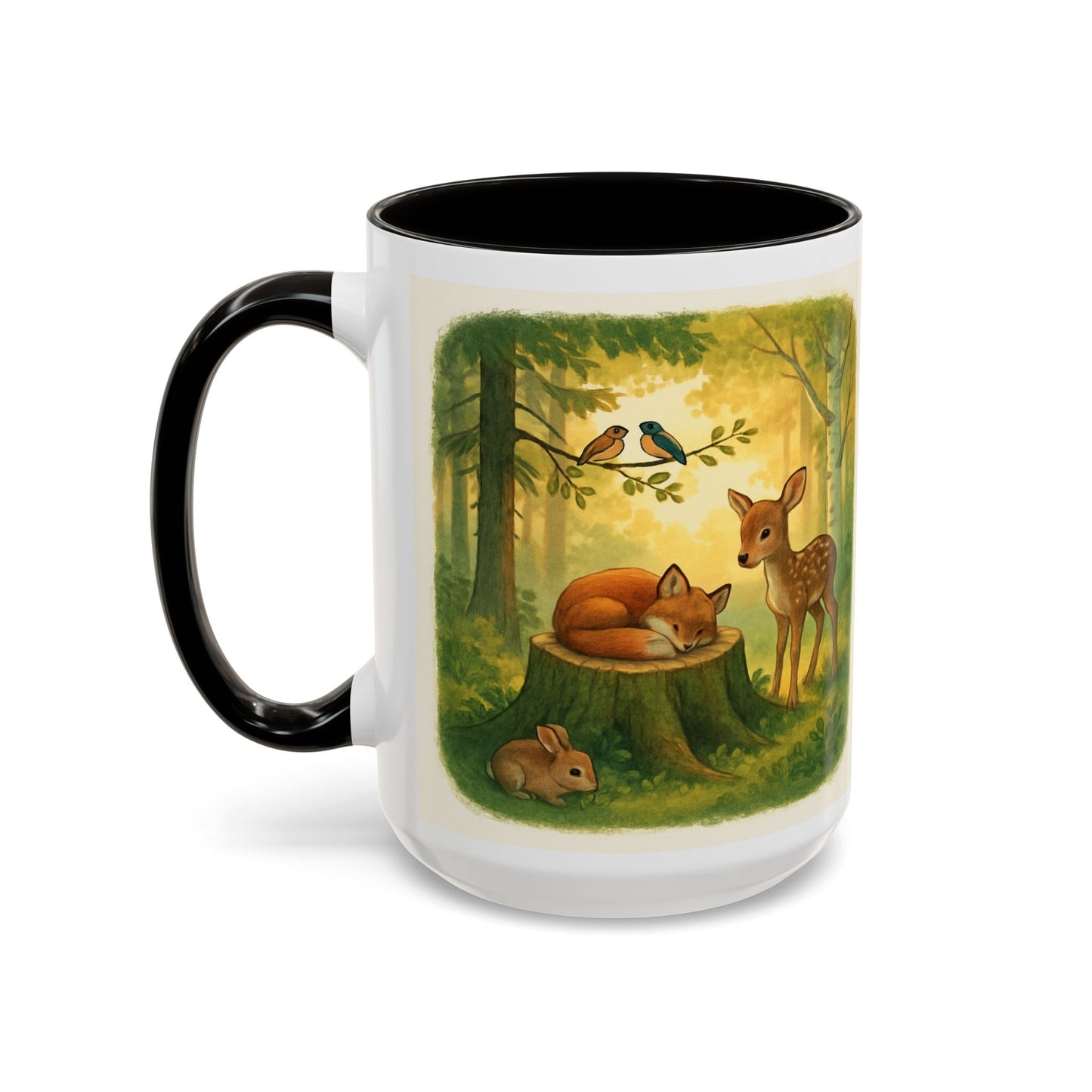 Inspirational Deer Mug — "Lord, let there be peace and let it begin with me"