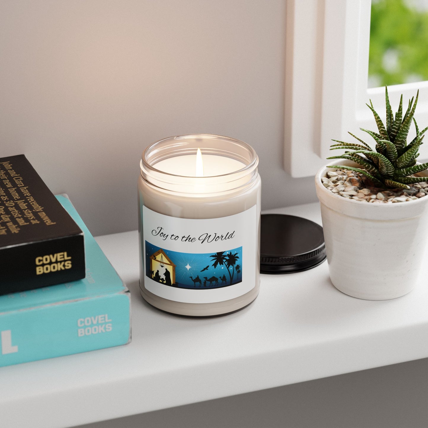 Joy to the World Scented Soy Candle | Holiday Gift, Home Decor, Aromatherapy, Relaxation, Christmas Decoration