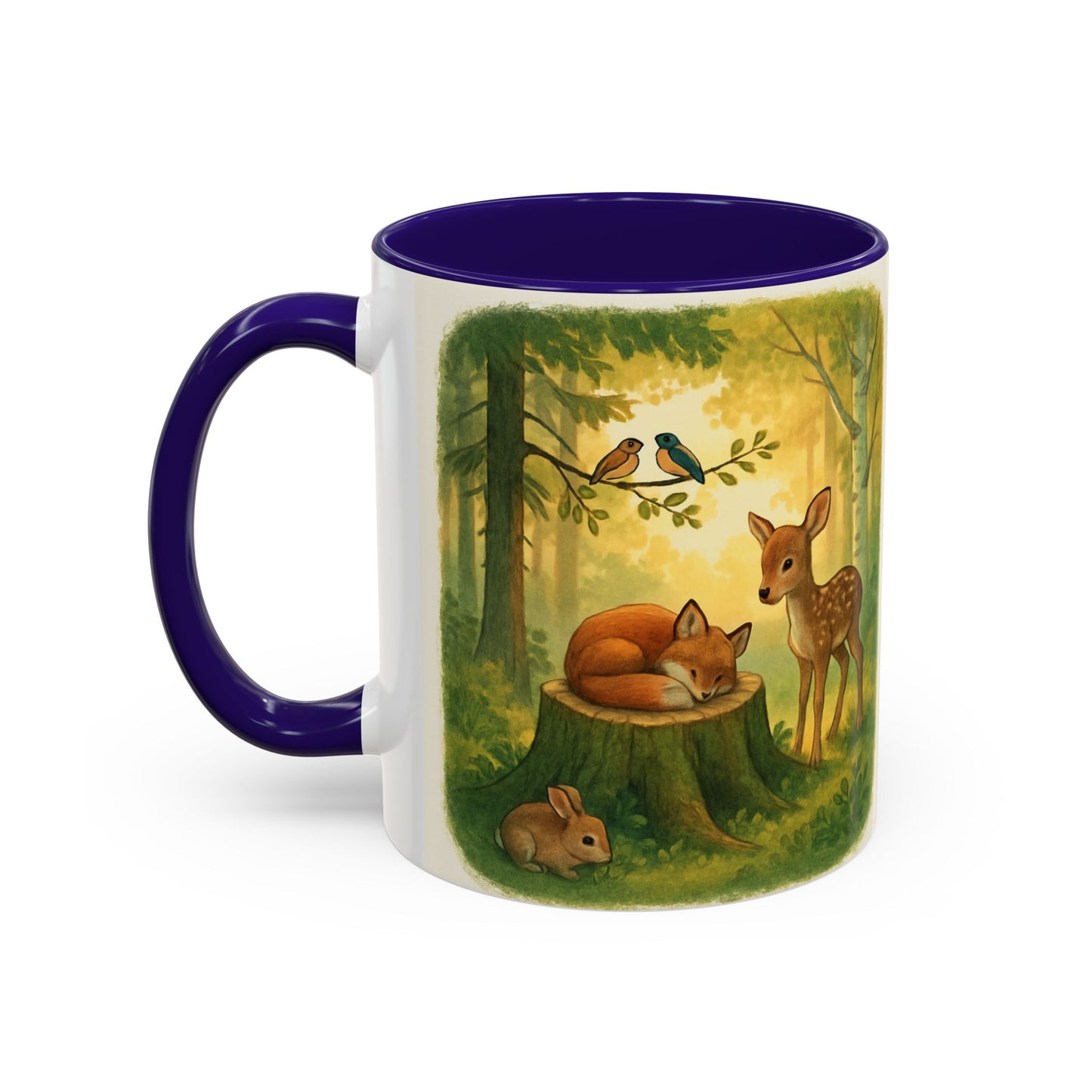 Inspirational Deer Mug — "Lord, let there be peace and let it begin with me"