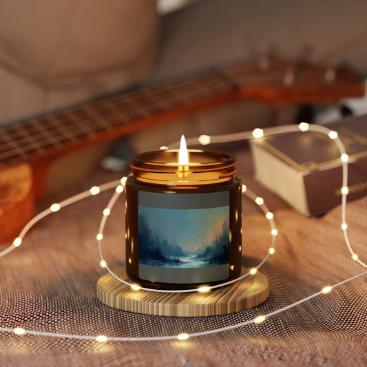 Relaxing Ambiance Scented Soy Candle - Multi-Size, Amber Jar, Aromatherapy Candle, Home Decor, Gift for Her, Self-Care