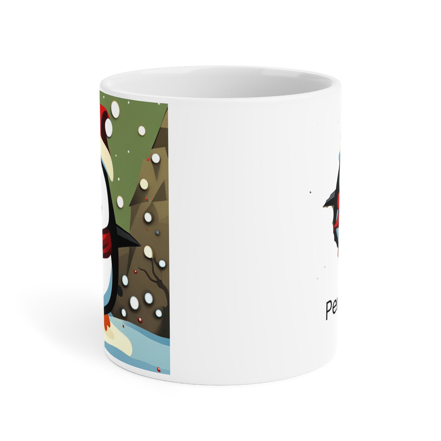 Personalized Happy Penquin Ceramic Mugs (11oz\15oz\20oz)