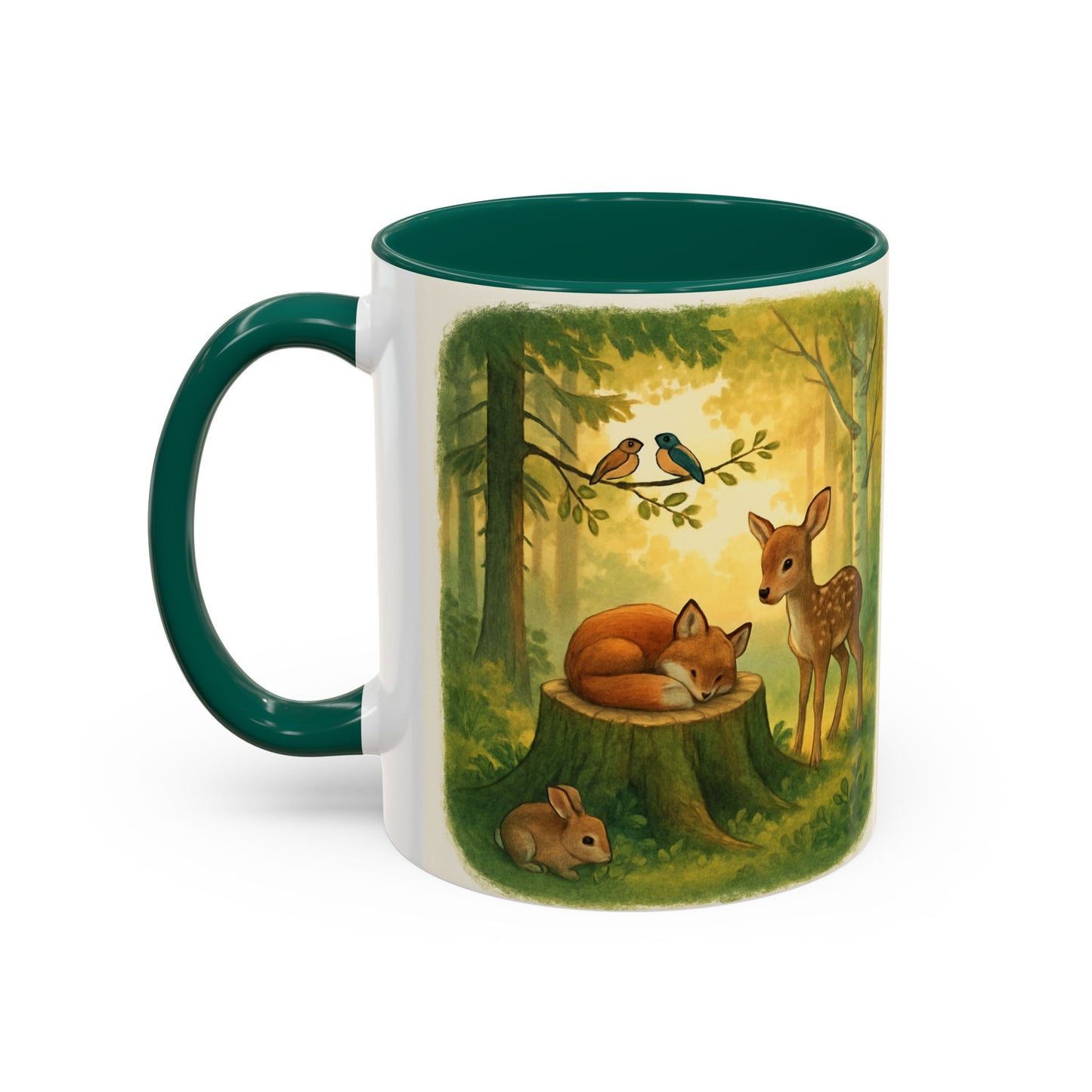 Inspirational Deer Mug — "Lord, let there be peace and let it begin with me"