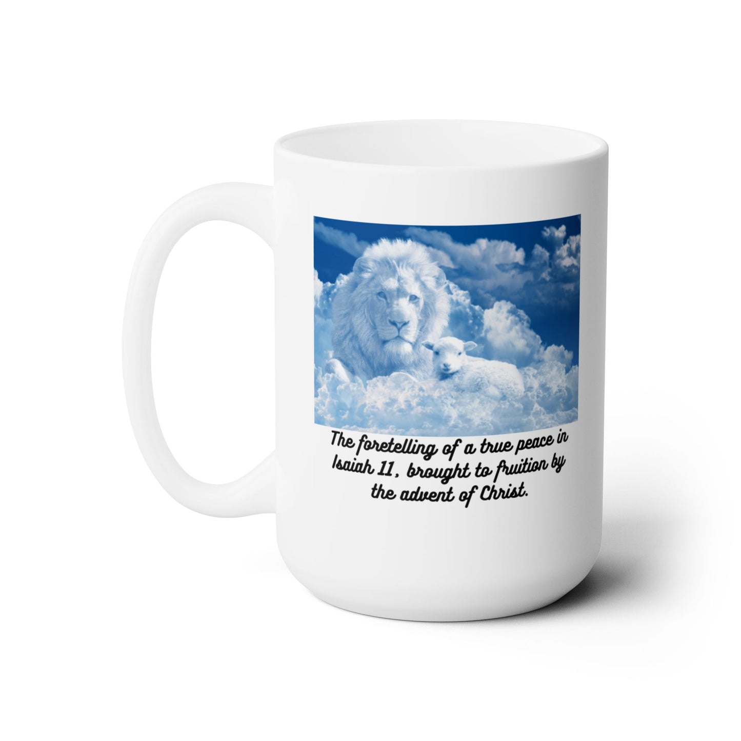 Wake up celebrating peace and hope with Christ.  Wonderful gift for a friend or yourself