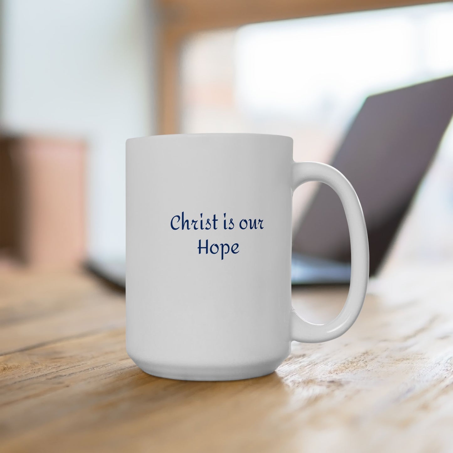 Wake up celebrating peace and hope with Christ.  Wonderful gift for a friend or yourself