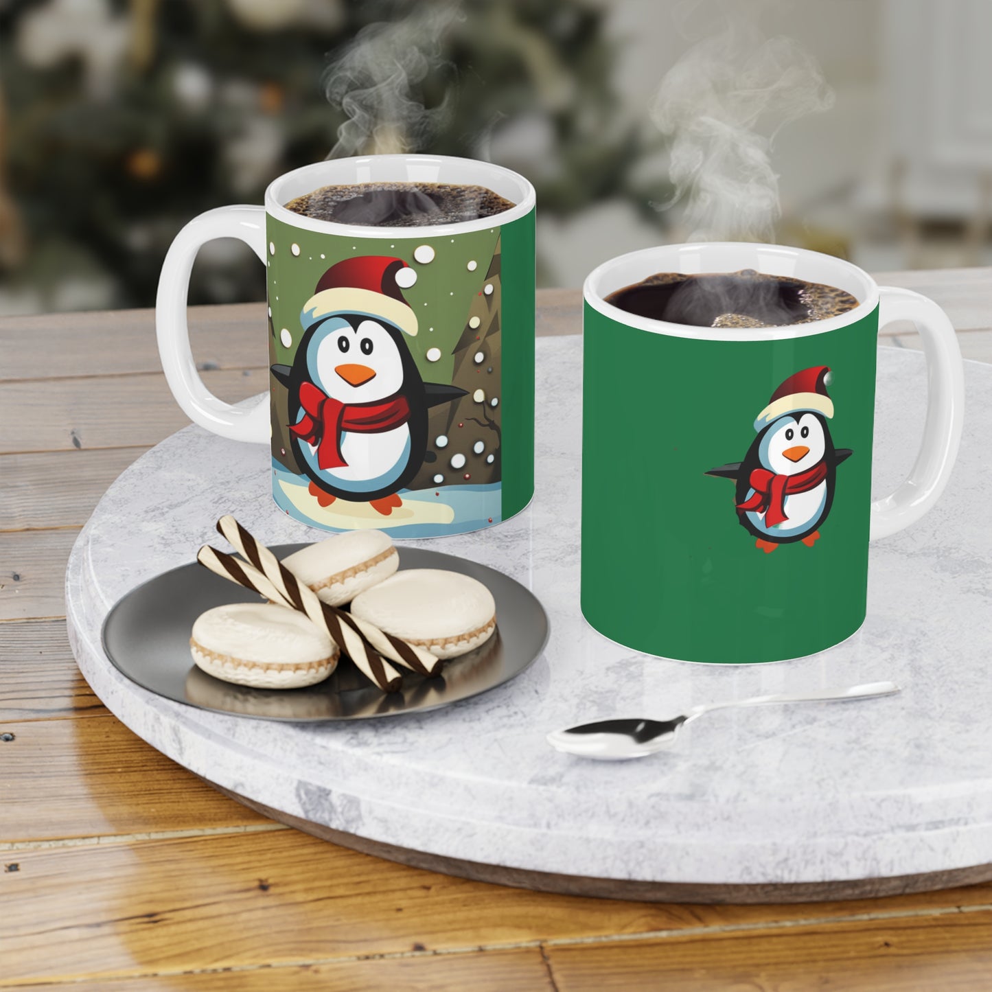 Persolizable Fun, Happy, Cheerful, Let it Snow Ceramic Mugs (11oz\15Fun, oz) Perfect gift for self or a friend