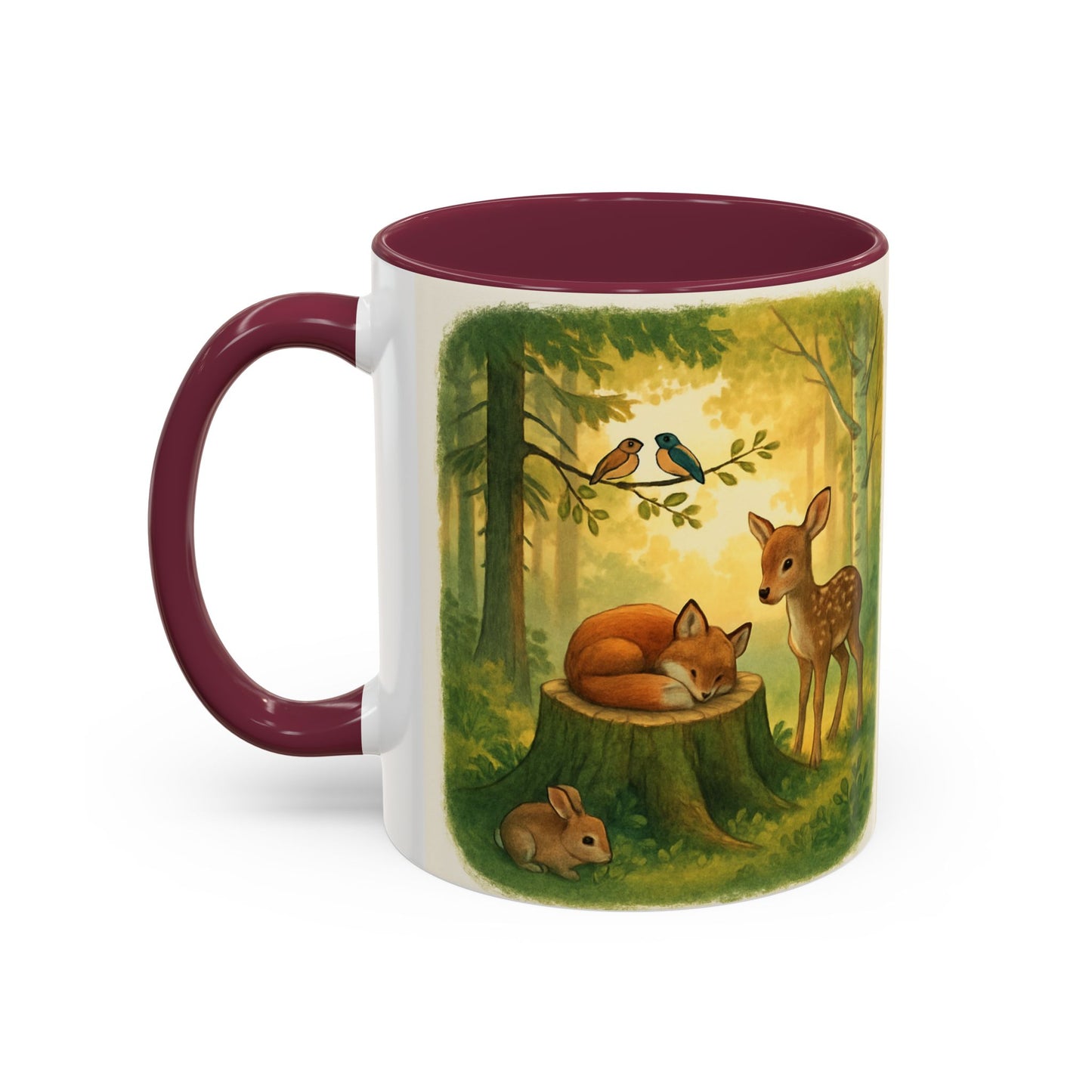 Inspirational Deer Mug — "Lord, let there be peace and let it begin with me"