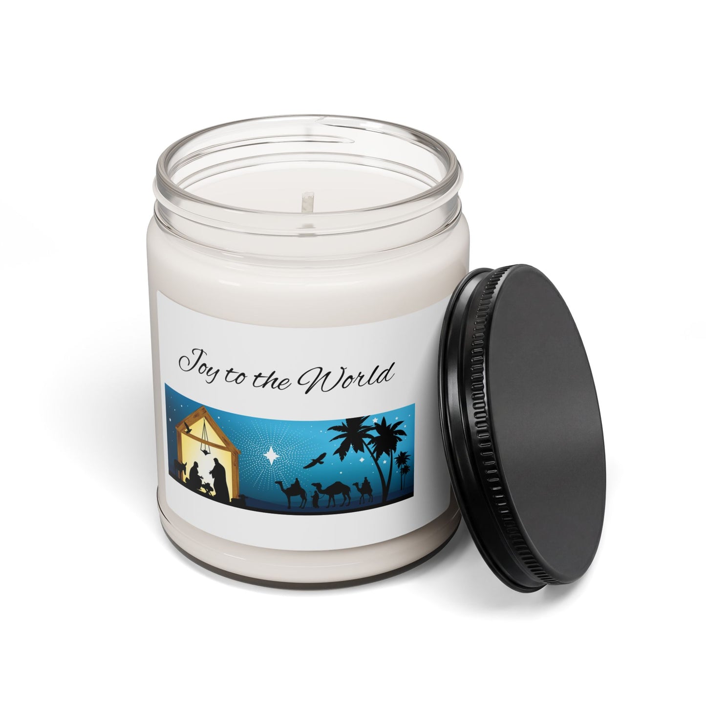 Joy to the World Scented Soy Candle | Holiday Gift, Home Decor, Aromatherapy, Relaxation, Christmas Decoration