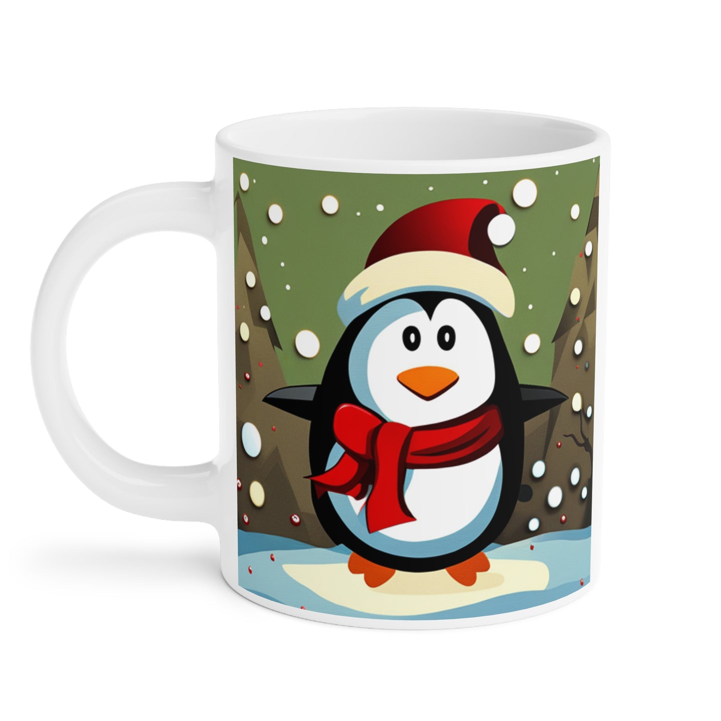 Personalized Happy Penquin Ceramic Mugs (11oz\15oz\20oz)