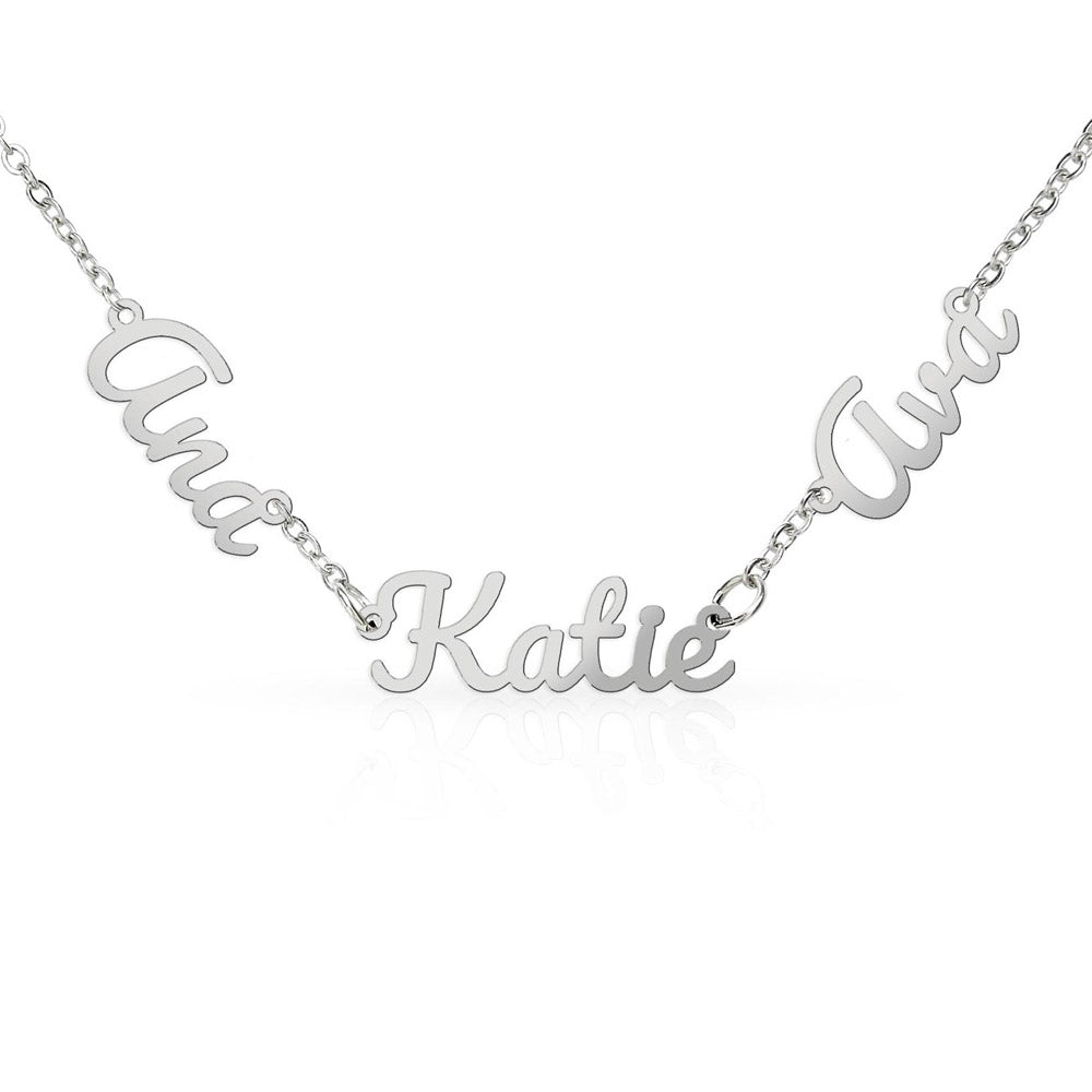 Our Names, Her Story – Multiple Name Necklace