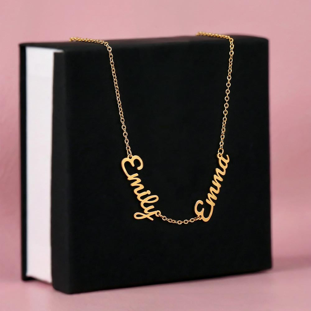 Our Names, Her Story – Multiple Name Necklace