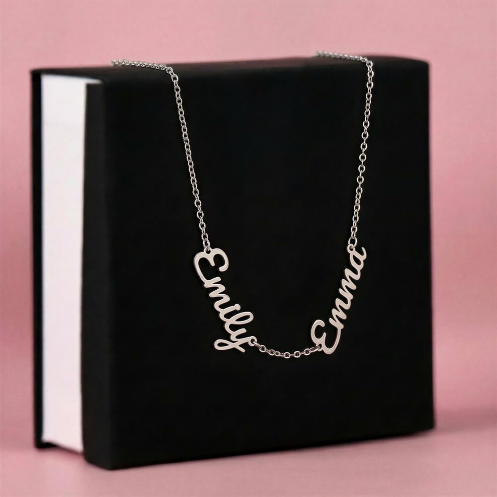 Names That Hold Us Together – Personalized Multiple Name Necklace