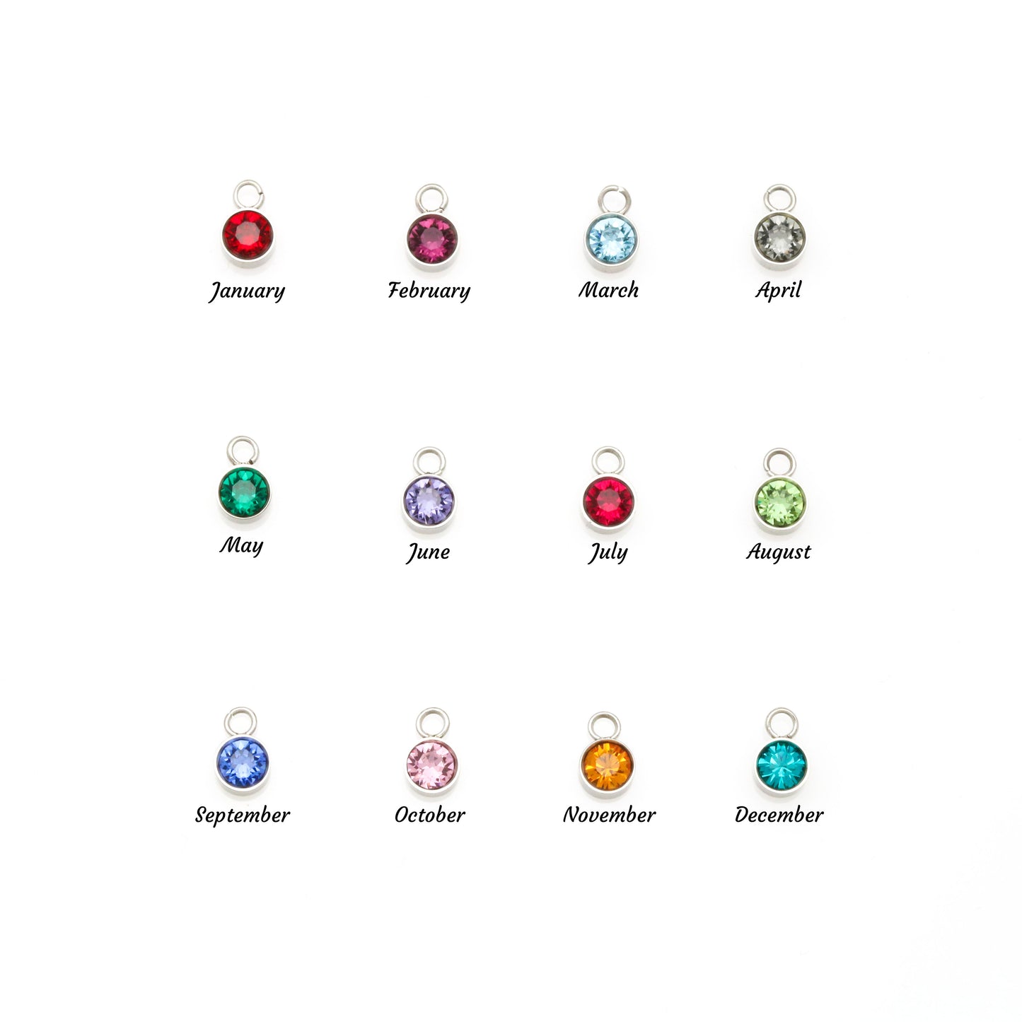 Born to Be Loved – Birthstone Name Necklace
