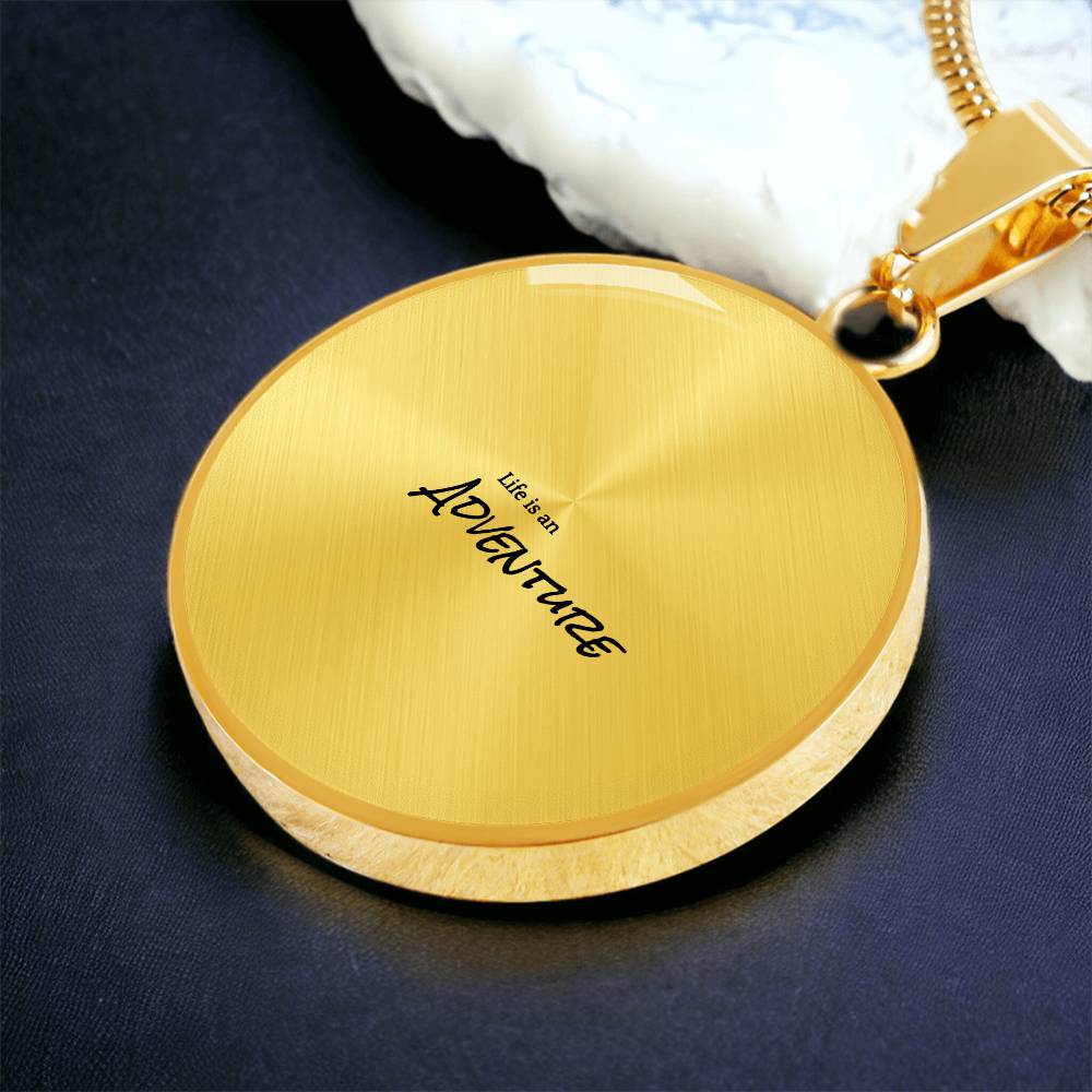 A Circle Around Us – Luxury Graphic Circle Necklace