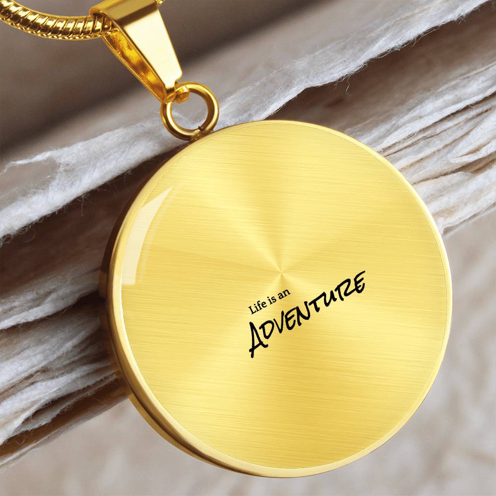 A Circle Around Us – Luxury Graphic Circle Necklace