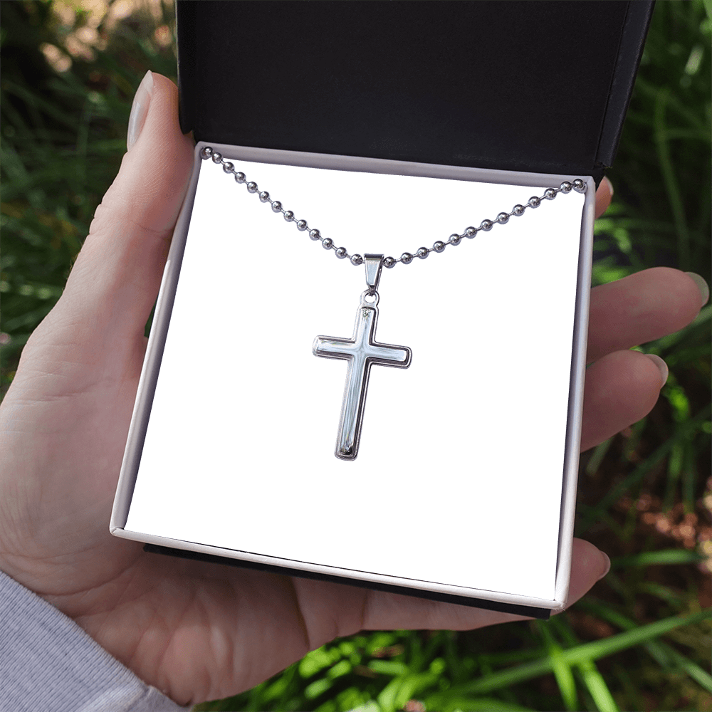 Guided by Love – Personalized Artisan Cross Necklace