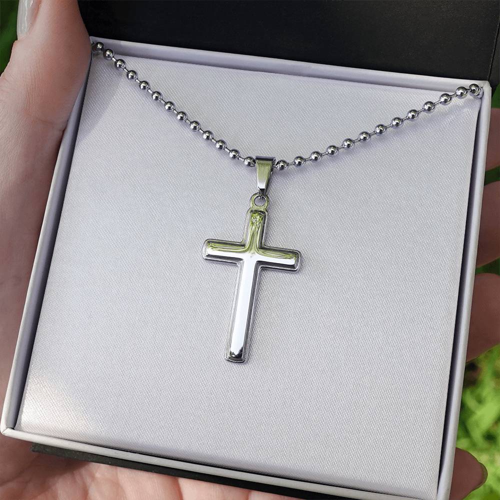Guided by Love – Personalized Artisan Cross Necklace