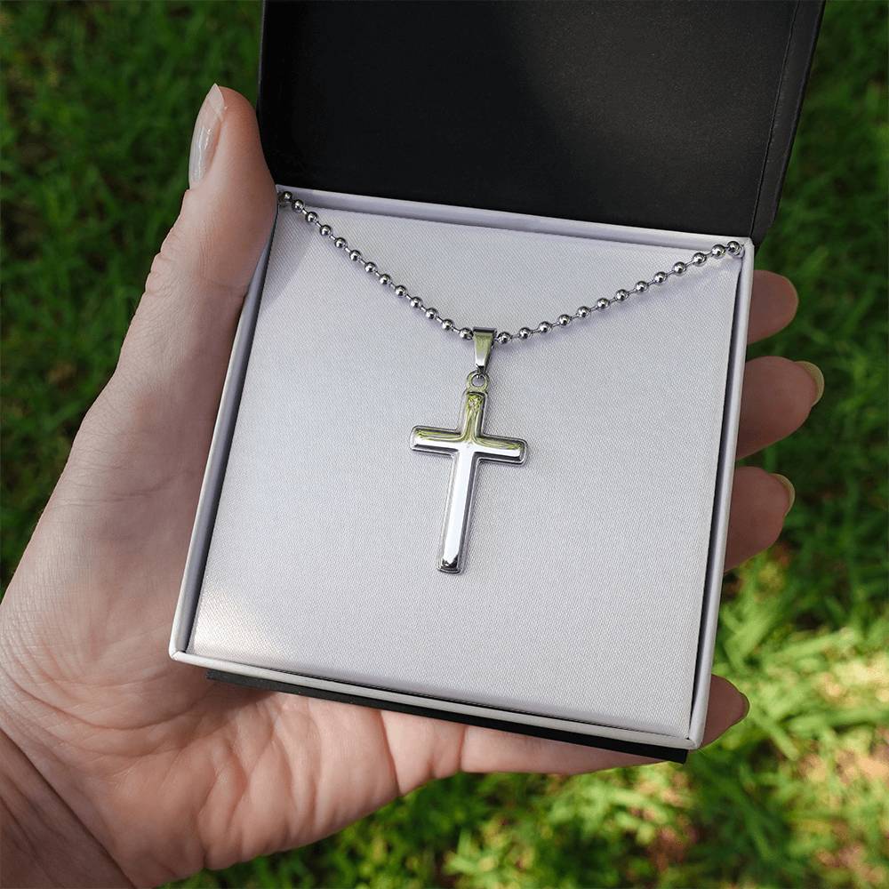 Guided by Love – Personalized Artisan Cross Necklace