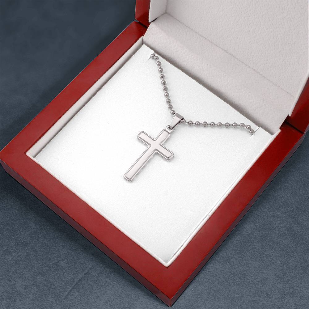 Guided by Love – Personalized Artisan Cross Necklace