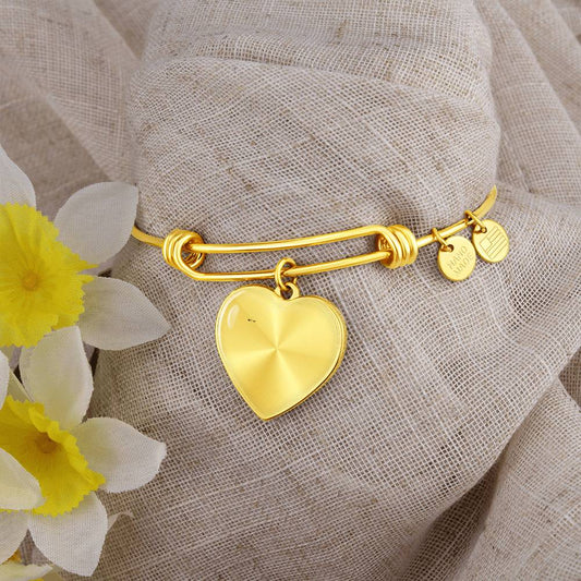 Wrapped in Love – Luxury Heart Bangle