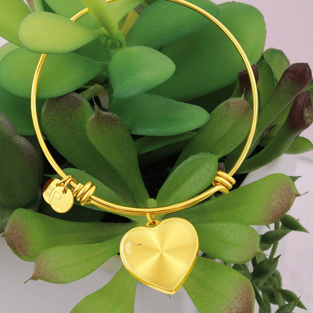 Wrapped in Love – Luxury Heart Bangle