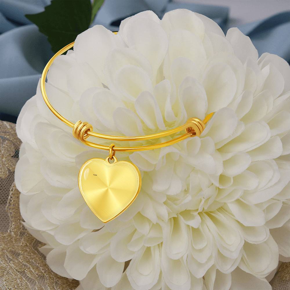 Wrapped in Love – Luxury Heart Bangle
