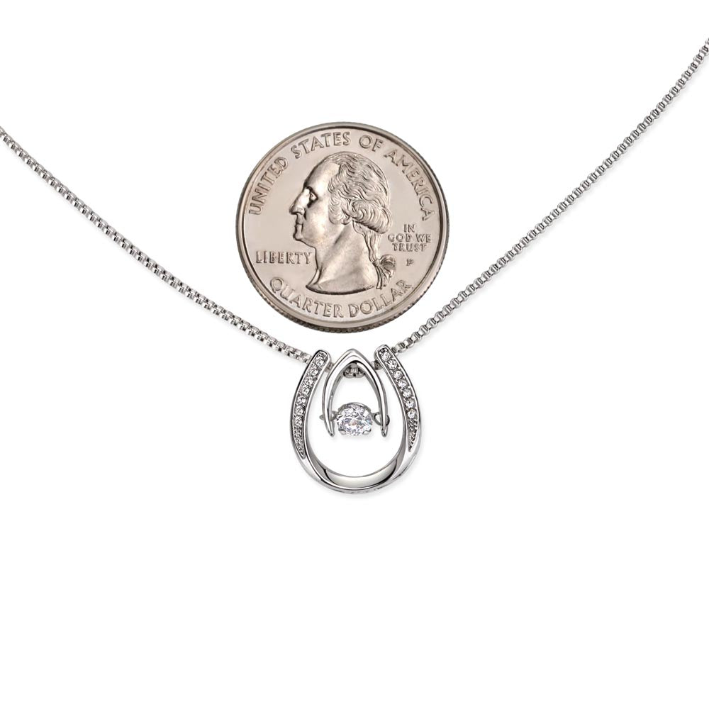 Lucky to Have You – Personalized Lucky In Love Necklace
