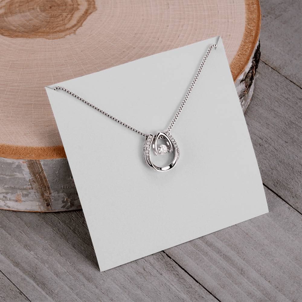 Lucky to Have You – Personalized Lucky In Love Necklace