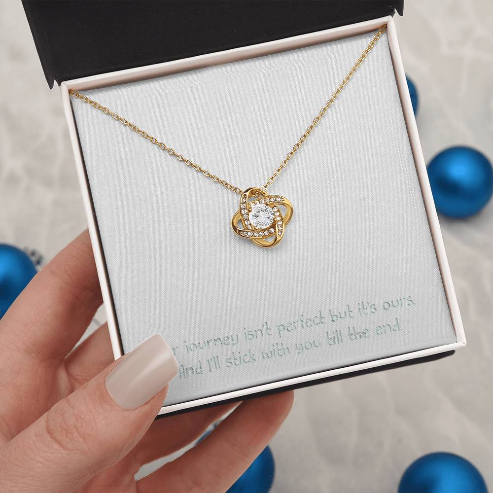Our Unbreakable Bond – Personalized Love Knot Necklace